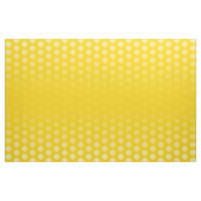 Tissu Motif pois jaune + vos idées (Yard)