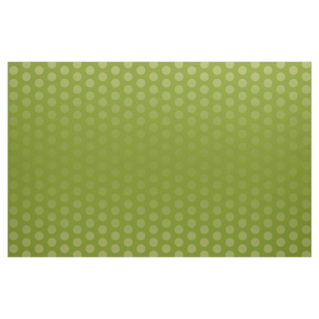 Tissu Motif pois vert + vos idées (Yard)
