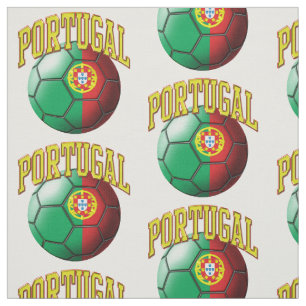 Tissu Motif portugais de football