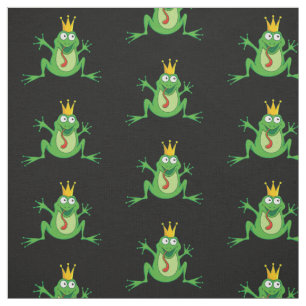 Tissu Motif Prince Frog