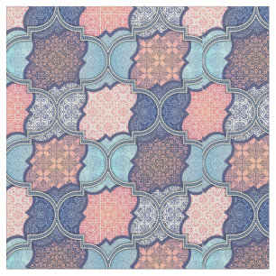 Tissu Motif Quatrefoil