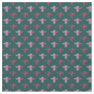 tissu Motif Queen Bee