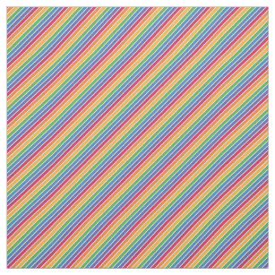 Tissu Motif Rainbow Stripes