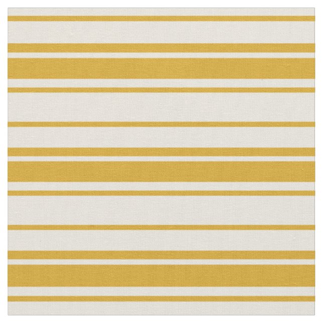 Tissu Motif rayé Beige & Goldenrod (Fermer)