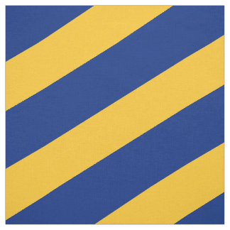 Tissu Motif rayé bleu et jaune
