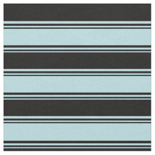 Tissu Motif rayé bleu et noir en poudre