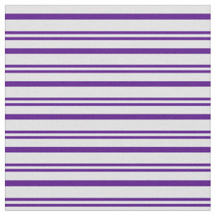 Tissu Motif rayé couleur Indigo & Lavender