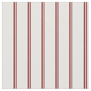 Tissu Motif rayé couleur marron et crème à la menthe