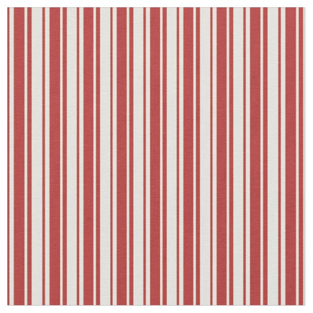 Tissu Motif rayé de couleur jaune clair et rouge (Fermer)