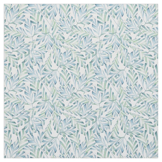 Tissu Motif rayé décoratif de feuille (Échantillon)