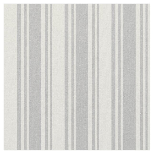 Tissu Motif rayé gris et beige (Fermer)