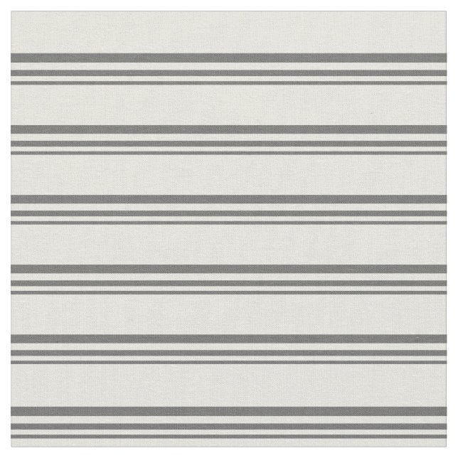 Tissu Motif rayé gris et beige (Fermer)