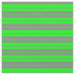 Tissu Motif rayé gris et citron vert