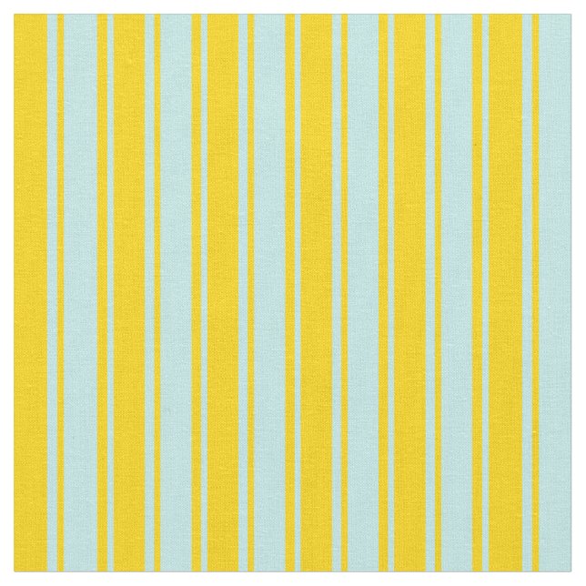 Tissu Motif rayé jaune et turquoise (Fermer)