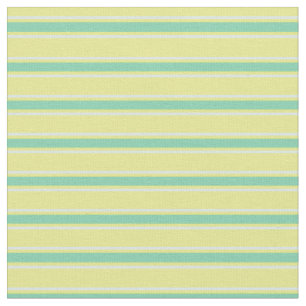 Tissu Motif rayé moderne du milieu du siècle l Jaune ble