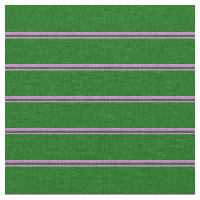 Tissu Motif rayé orchidée et vert foncé (Fermer)
