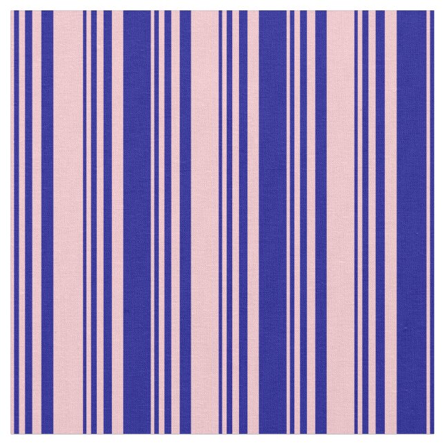 Tissu Motif rayé rose et bleu foncé (Fermer)