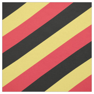 Tissu Motif rayé rouge, noir et jaune