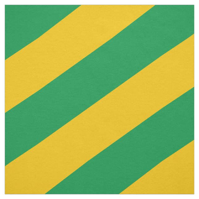 Tissu Motif rayé vert et jaune (Échantillon)