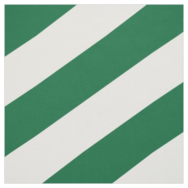 Tissu Motif rayée verte et blanche (Échantillon)