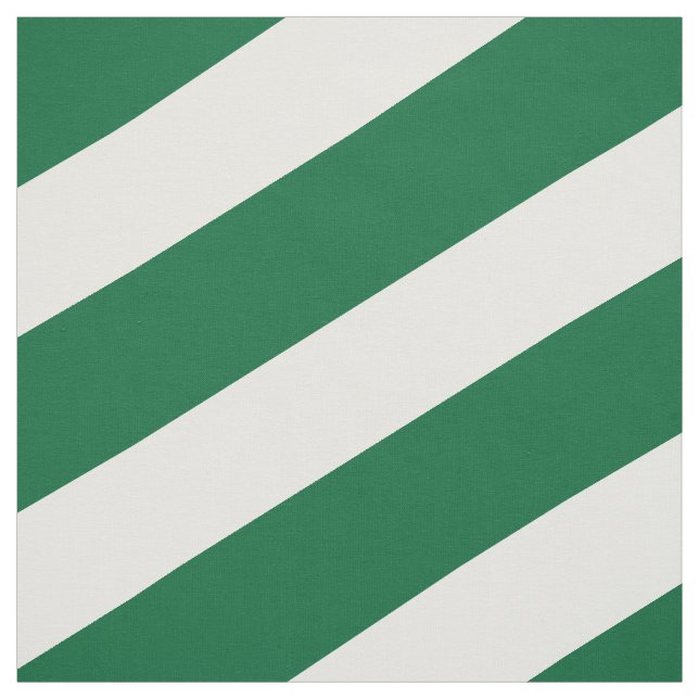 Tissu Motif rayée verte et blanche (Échantillon)
