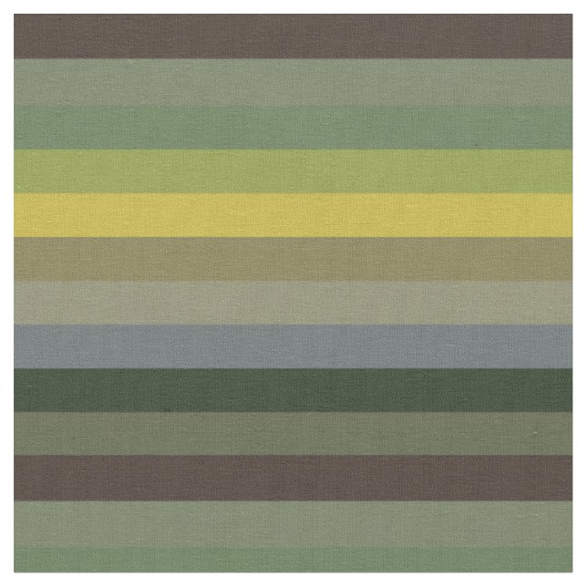 Tissu Motif rayure rétro Avocat & Olive Vintage (Fermer)