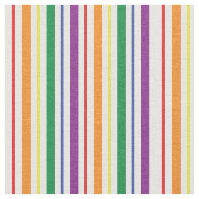 Tissu Motif rayures de carnaval arc-en-ciel chic (Fermer)