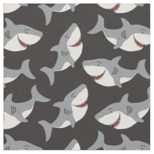 Tissu Motif répétitif de la répétition du requin car