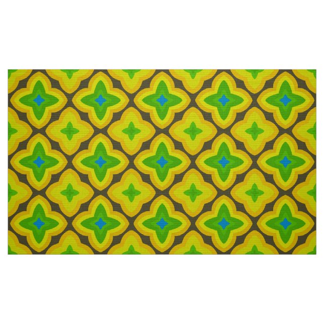 Tissu Motif rétro (Fat Quarter)