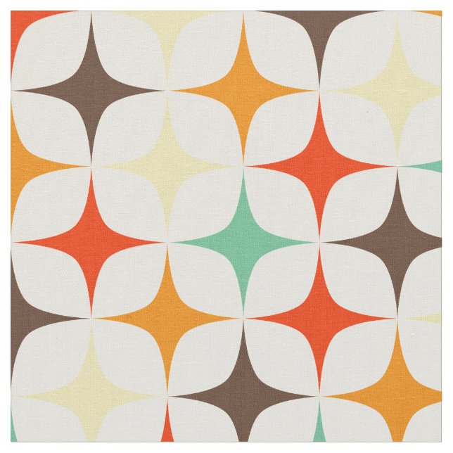 Tissu Motif rétro (Fermer)