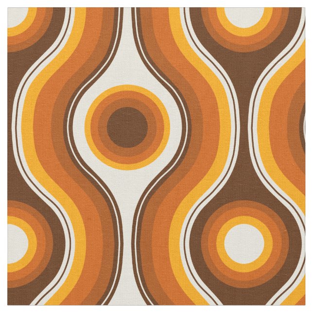 Tissu Motif rétro (Fermer)