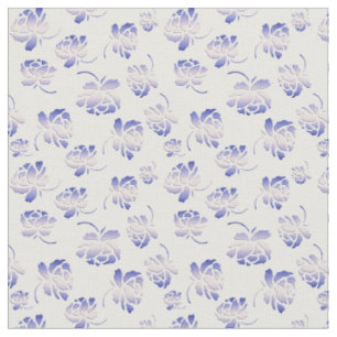 Tissu motif rétro à fleurs