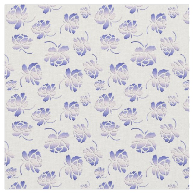 Tissu motif rétro à fleurs (Fermer)