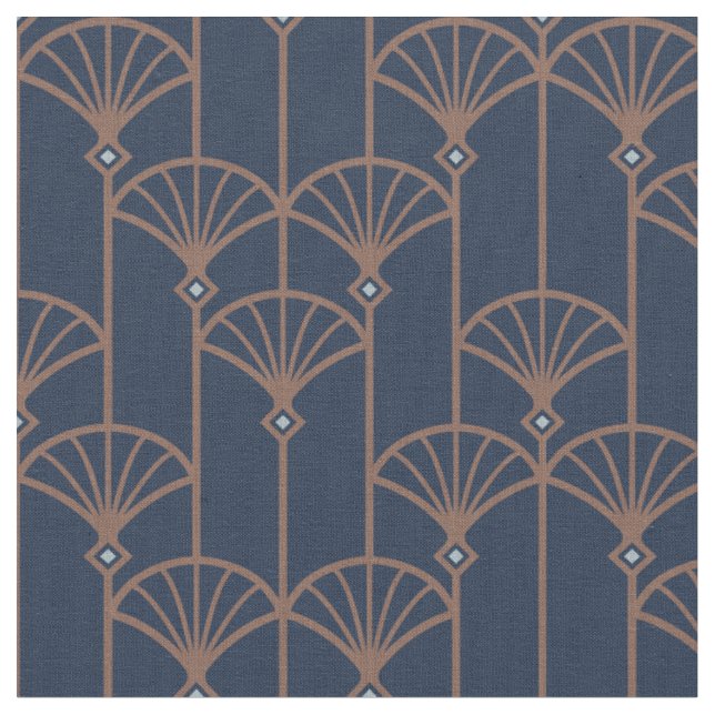 Tissu Motif rétro dans le style Art déco. (Fermer)