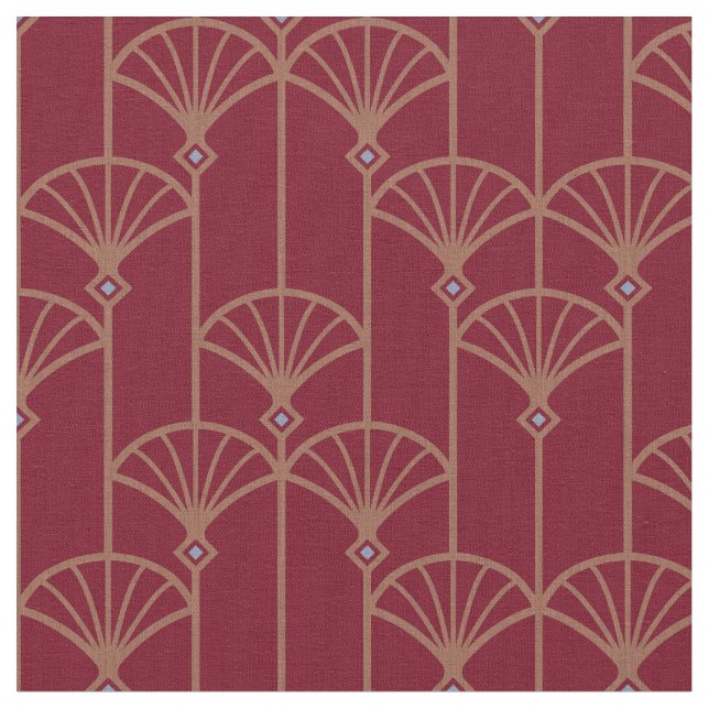 Tissu Motif rétro dans le style Art déco. (Fermer)