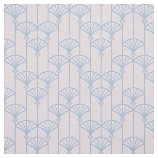 Tissu Motif rétro de style Art déco. (Échantillon)
