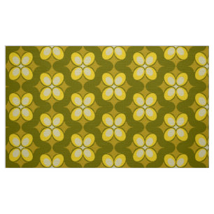 Tissu motif rétro des années 60 les années 70