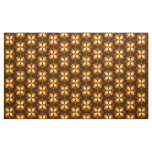Tissu motif rétro des années 60 les années 70