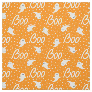 Tissu Motif rétro Halloween dans le style dessin animé v