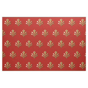 Tissu Motif romain antique d'or avec l'arrière - plan