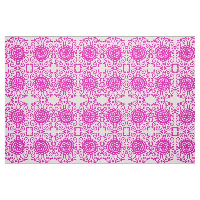 Tissu motif rose (Fat Quarter)