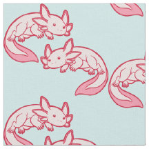 Motif rose Chido d'Axolotl de Chibi