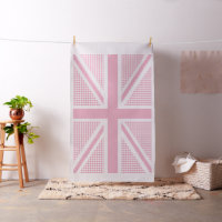 Motif rose de guingan d'Union Jack