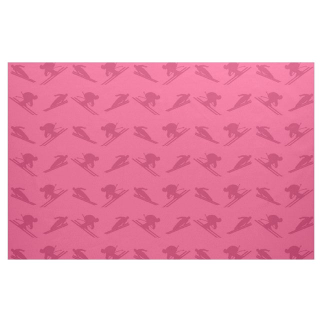 Tissu Motif rose de ski (Yard)