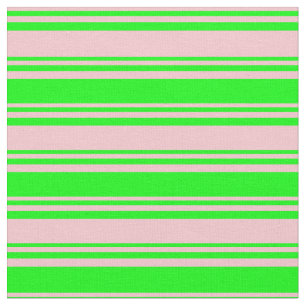 Tissu Motif rose et citron vert