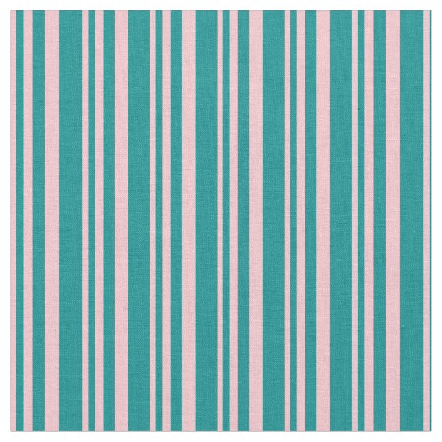 Tissu Motif rose et cyan foncé (Fermer)