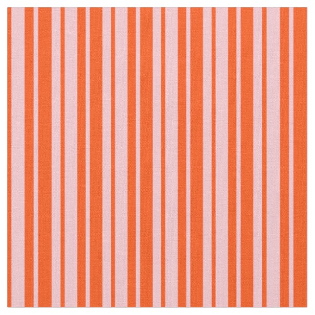 Tissu Motif rose et rouge des rayures (Fermer)