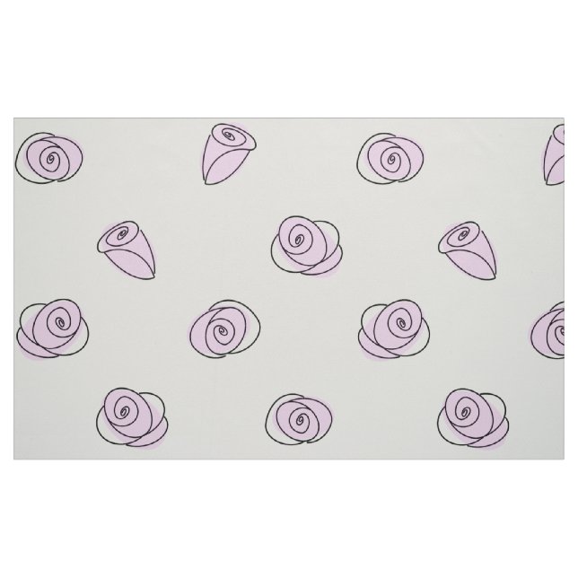 Tissu motif rose Lilac Multi grand (Fat Quarter)