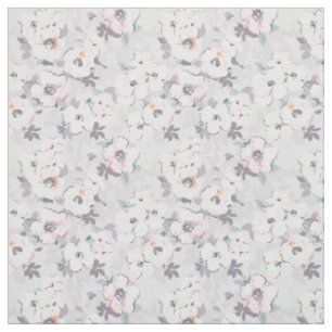 Tissu Motif rose mou d'aquarelle