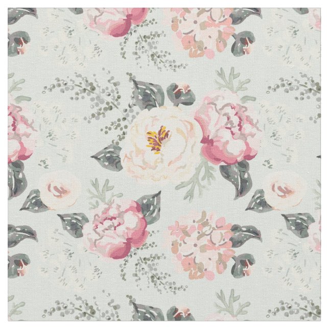Tissu Motif rose Rose Garden (Fermer)